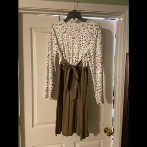 Boutique long sleeve knit comfy dress